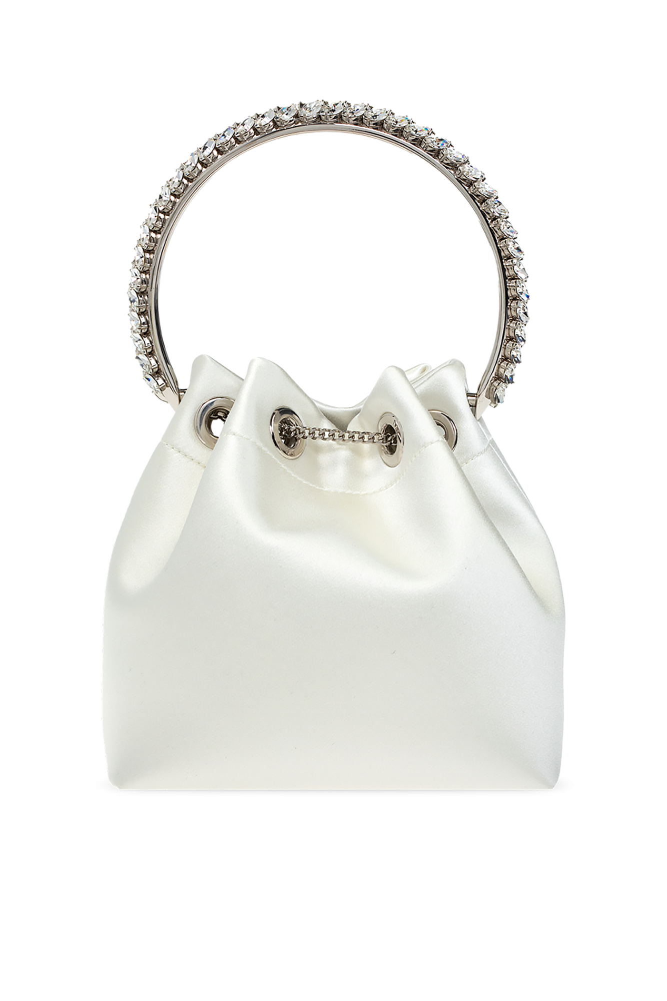 Jimmy choo white handbag deals